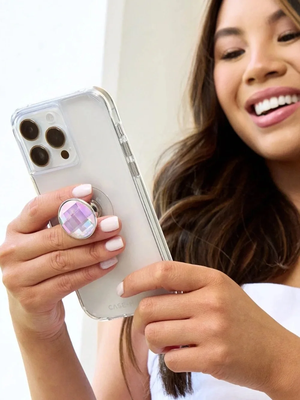 Case-Mate Iridescent Soap bubbles 🫧 Crystal Phone pop socket Grip